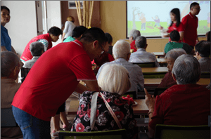 走进福利院，情暖老人心——新利体育供应链公益行